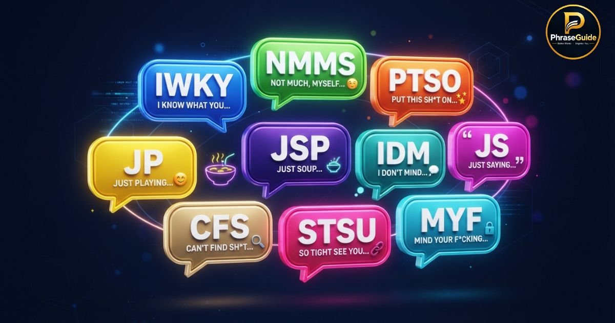 Popular texting slang abbreviations and meanings