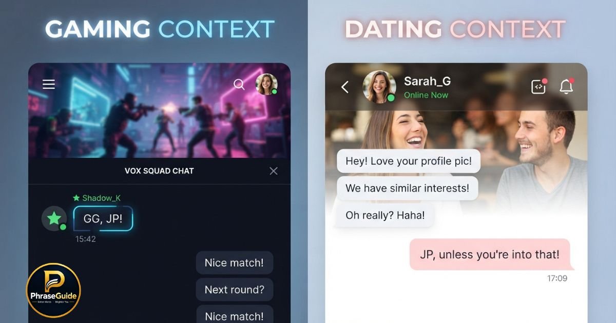JP Meaning on Social Media, Gaming & Dating Apps
